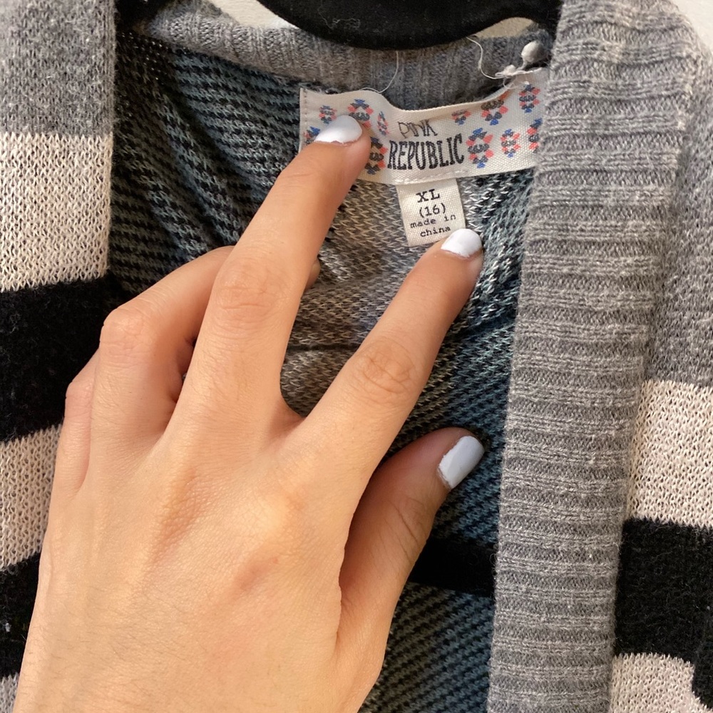 Gray Cardigan